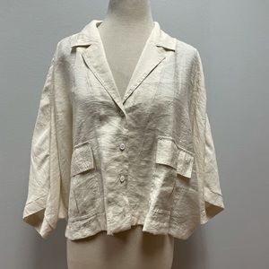 Zara oversized shirt jacket